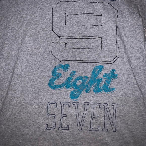 Aeropostale Gray & Blue Shirt size M - Picture 5 of 7